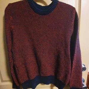 Red polka dotted Sweater